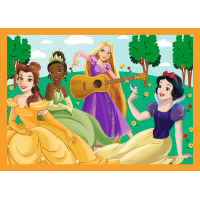 TREFL Puzzle Disney princeznej: Rozprávkové príbehy 4v1 (35,48,54,70 dielikov)