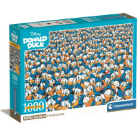 CLEMENTONI Puzzle Impossible: Káčer Donald 1000 dielikov