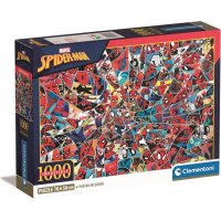 CLEMENTONI Puzzle Impossible: Spiderman 1000 dielikov