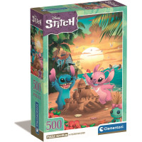 CLEMENTONI Puzzle Lilo&Stitch: Stitch a Angel 500 dielikov