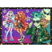 TREFL Puzzle Monster High: Elektrizujúci deň 4v1 (35,48,54,70 dielikov)