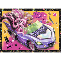 TREFL Puzzle Monster High: Elektrizujúci deň 4v1 (35,48,54,70 dielikov)