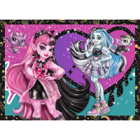 TREFL Puzzle Monster High: Elektrizujúci deň 4v1 (35,48,54,70 dielikov)