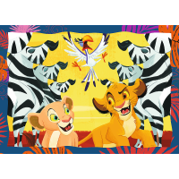 TREFL Puzzle Odvážny Leví kráľ 4v1 (35,48,54,70 dielikov)