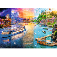 TREFL Puzzle Plavba po rieke 1000 dielikov