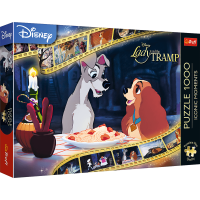 TREFL Puzzle Premium Plus Iconic Moments: Lady a Tramp 1000 dielikov