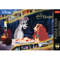 TREFL Puzzle Premium Plus Iconic Moments: Lady a Tramp 1000 dielikov