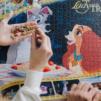 TREFL Puzzle Premium Plus Iconic Moments: Lady a Tramp 1000 dielikov