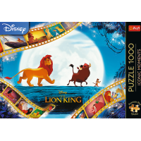 TREFL Puzzle Premium Plus Iconic Moments: Leví kráľ 1000 dielikov