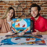 TREFL Puzzle Premium Plus Iconic Moments: Leví kráľ 1000 dielikov