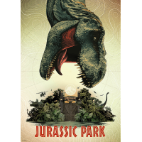TREFL Puzzle Premium Plus Jurassic Park: Filmový plagát 1000 dielikov