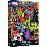 TREFL Puzzle Premium Plus Marvel: Hrdinovia Marvelu 1000 dielikov