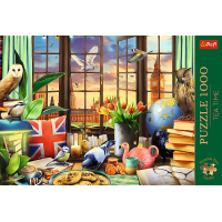 TREFL Puzzle Premium Plus Tea Time: Všetko britské 1000 dielikov