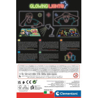 CLEMENTONI Svietiace puzzle Autá 104 dielikov