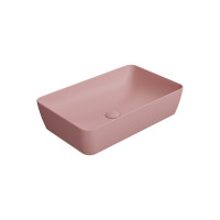 GSI NUBES keramické umývadlo na dosku 60x38cm, blush mat 903624