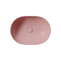 GSI PURA keramické umývadlo na dosku, 50x35cm, blush mat 886024