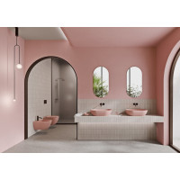 GSI PURA závesná WC misa, Swirlflush, 36x55cm, blush dual-mat 881524