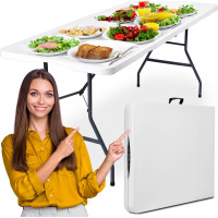 Cateringový stôl BALI White 180 cm - biely