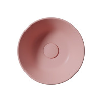 GSI KUBE X keramické umývadlo na dosku, priemer 32cm, blush mat 943524