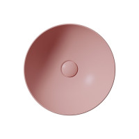 GSI PURA keramické umývadlo na dosku, priemer 40cm, blush mat 884624