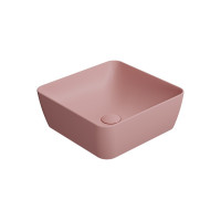 GSI SAND/NUBES keramické umývadlo na dosku 38x38cm, blush mat 903824