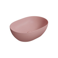 GSI PURA keramické umývadlo na dosku, 50x35cm, blush mat 886024