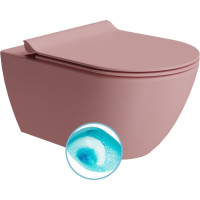 GSI PURA závesná WC misa, Swirlflush, 36x55cm, blush dual-mat 881524