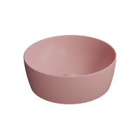 GSI NUBES keramické umývadlo na dosku priemer 40cm, blush mat 903924