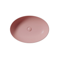 GSI PURA keramické umývadlo na dosku, 60x42cm, blush mat 884224