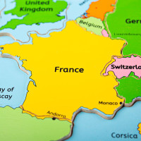 Bigjigs Toys Drevené puzzle mapa Európy 25dílků