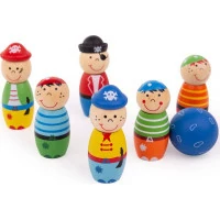 Bigjigs Toys Drevené kolky Piráti