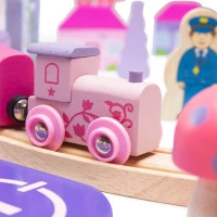 Bigjigs Rail Drevená veľká vláčikodráha princeznej