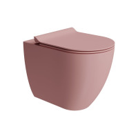 GSI PURA WC misa stojaca, Swirlflush, 36x55cm, spodný/zadný odpad, blush dual-mat 880324