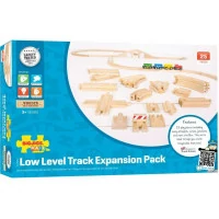 Bigjigs Rail Drevené koľaje set 25 dielov