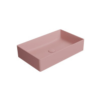 GSI KUBE X keramické umývadlo na dosku, 60x37cm, blush mat 945324