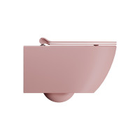 GSI PURA závesná WC misa, Swirlflush, 36x55cm, blush dual-mat 881524