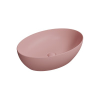 GSI PURA keramické umývadlo na dosku, 60x42cm, blush mat 884224