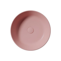 GSI KUBE X keramické umývadlo na dosku, priemer 45cm, blush mat 942724