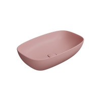 GSI NUBES keramické umývadlo na dosku 60x38cm, blush mat 978324