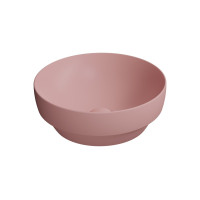 GSI PURA keramické umývadlo na dosku, priemer 40cm, blush mat 884624