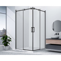 Gelco DRAGON BLACK obdĺžnikový sprchovací kút 900x1000mm L/P variant, rohový vstup GD4290BGD4210B