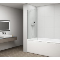 Polysan FISA vaňová zástena 600x1500mm, chróm, číre sklo FS1062-C