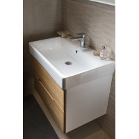 Sapho Kúpeľňový set MEDIENA 80, biela mat/dub natural KSET-045