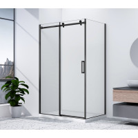 Gelco DRAGON BLACK obdĺžnikový sprchovací kút 1100x900mm L/P varianta GD4611B-02