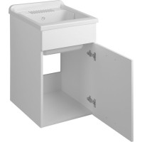 Aqualine Plastová výlevka so skrinkou 45x50 cm, vrátane sifónu PI4550-01