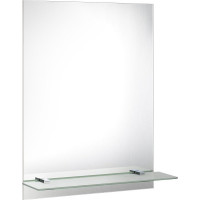 Aqualine Zrkadlo s policou 60x80cm, vrátane závesov 22430-01