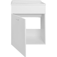 Aqualine Plastová výlevka so skrinkou 60x50 cm, vrátane sifónu PI6050-01