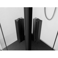 Polysan ZOOM BLACK štvorcový sprchovací kút 900x900mm, rohový vstup ZL4915BL-02