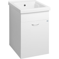 Aqualine Keramická výlevka so skrinkou 45x50 cm, vrátane sifónu WH118-01