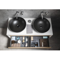 Sapho Kúpeľňový set VIERA 120, dub alabama / biela mat KSET-037